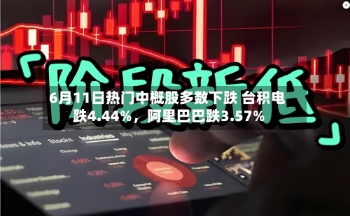 6月11日热门中概股多数下跌 台积电跌4.44%，阿里巴巴跌3.57%-第2张图片