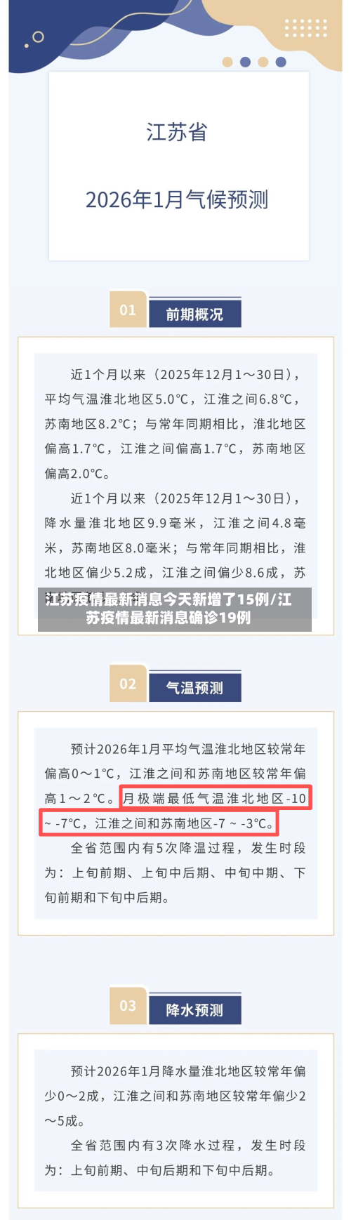 江苏疫情最新消息今天新增了15例/江苏疫情最新消息确诊19例