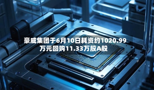 豪威集团于6月10日耗资约1020.99万元回购11.33万股A股-第2张图片