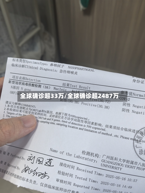 全球确诊超33万/全球确诊超2487万-第2张图片
