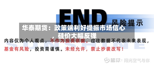 华泰期货：政策端利好提振市场信心，硅价大幅反弹-第2张图片