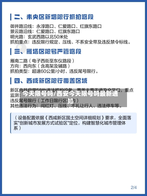 今天限号吗/西安今天限号吗最新通知