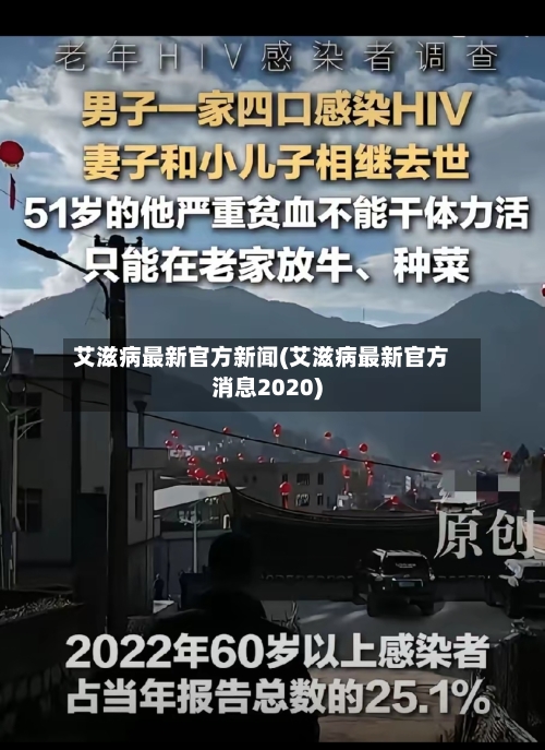 艾滋病最新官方新闻(艾滋病最新官方消息2020)