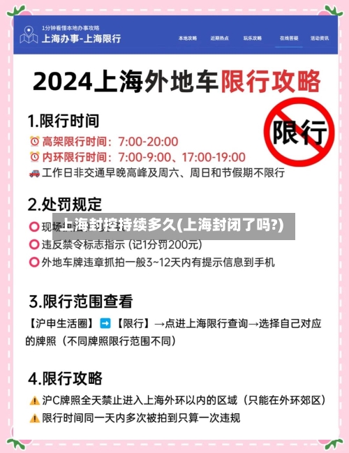 上海封控持续多久(上海封闭了吗?)