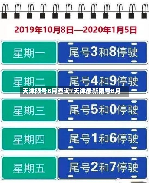 天津限号8月查询/天津最新限号8月-第2张图片