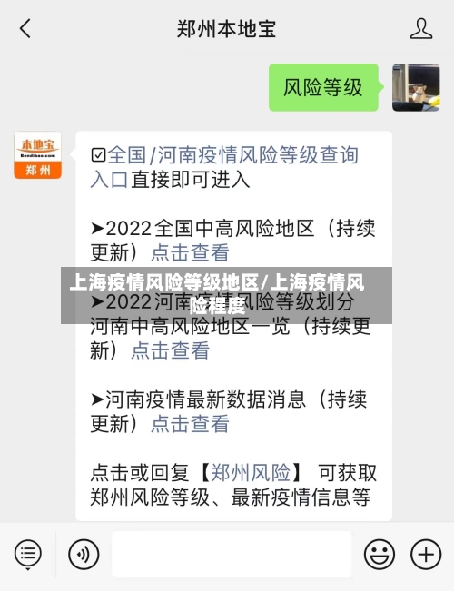 上海疫情风险等级地区/上海疫情风险程度
