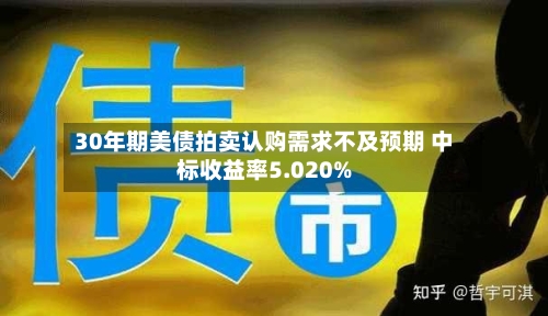 30年期美债拍卖认购需求不及预期 中标收益率5.020%