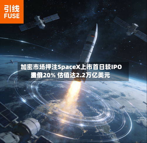 加密市场押注SpaceX上市首日较IPO费用
溢价20% 估值达2.2万亿美元-第3张图片