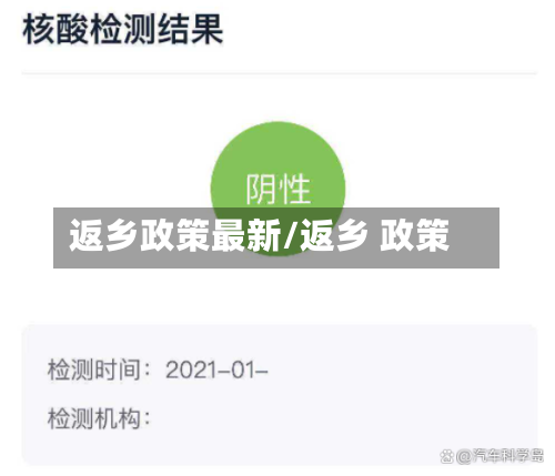 返乡政策最新/返乡 政策