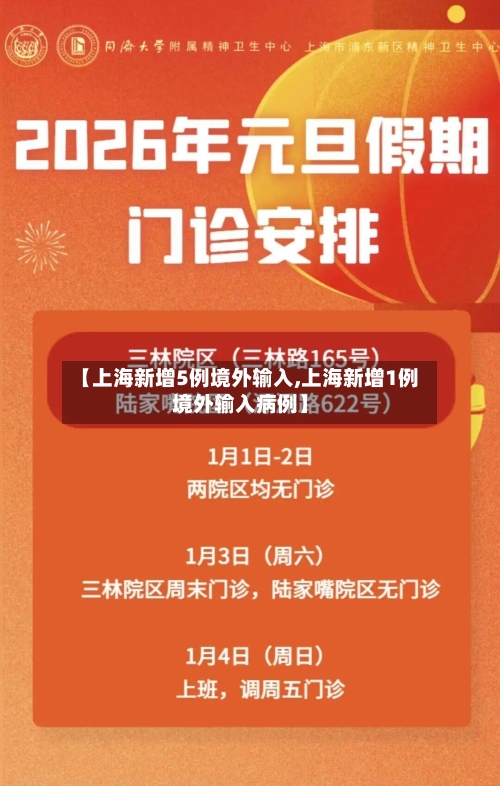 【上海新增5例境外输入,上海新增1例境外输入病例】-第2张图片