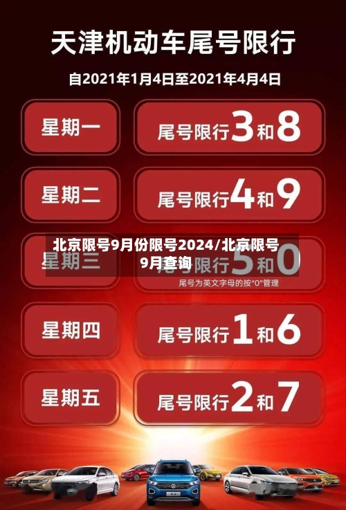 北京限号9月份限号2024/北京限号9月查询-第2张图片