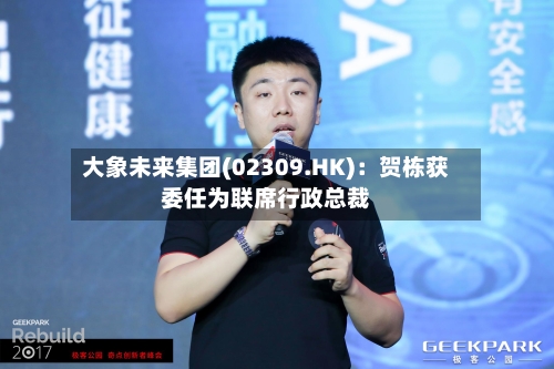 大象未来集团(02309.HK)：贺栋获委任为联席行政总裁