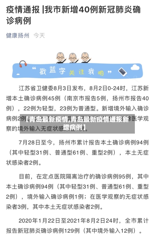 【青岛最新疫情,青岛最新疫情通报新增病例】-第2张图片