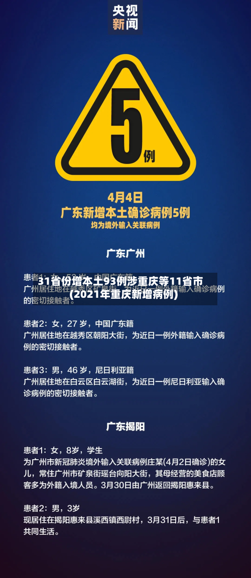 31省份增本土93例涉重庆等11省市(2021年重庆新增病例)-第2张图片