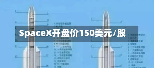 SpaceX开盘价150美元/股-第2张图片