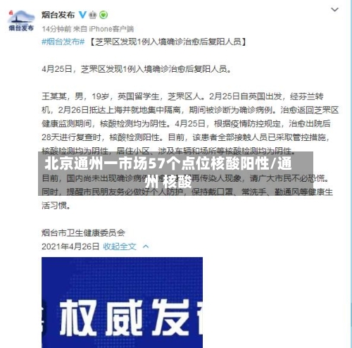 北京通州一市场57个点位核酸阳性/通州 核酸
