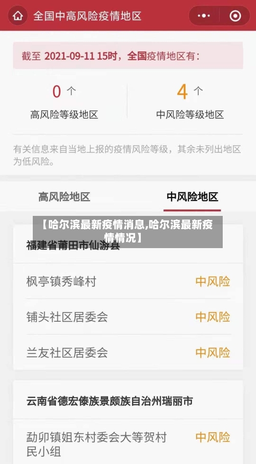 【哈尔滨最新疫情消息,哈尔滨最新疫情情况】-第2张图片