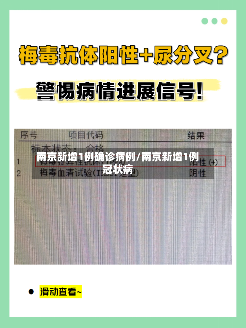 南京新增1例确诊病例/南京新增1例冠状病