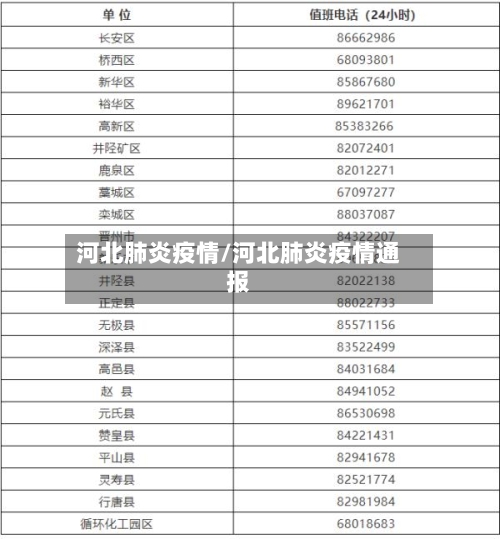 河北肺炎疫情/河北肺炎疫情通报-第3张图片