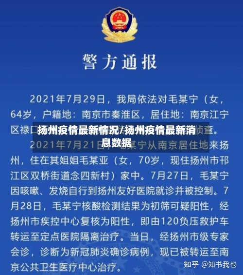 扬州疫情最新情况/扬州疫情最新消息数据
