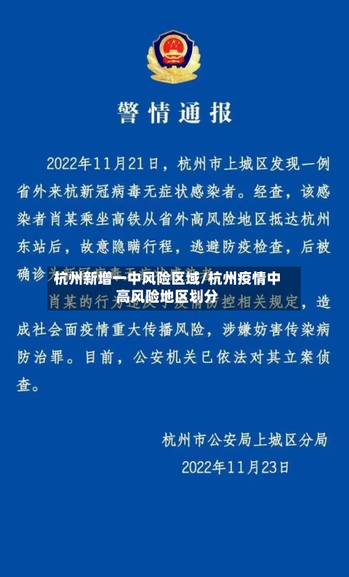 杭州新增一中风险区域/杭州疫情中高风险地区划分-第3张图片