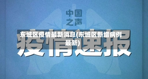 东城区疫情最新消息(东城区新增病例最新)