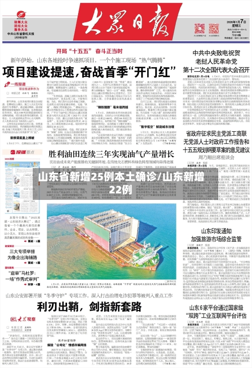 山东省新增25例本土确诊/山东新增22例