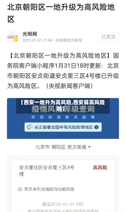 【西安一地升为高风险,西安算高风险吗】-第3张图片