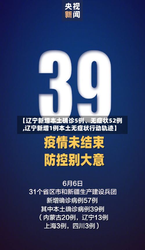 【辽宁新增本土确诊5例、无症状52例,辽宁新增1例本土无症状行动轨迹】-第3张图片