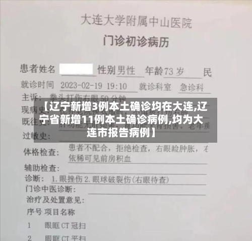 【辽宁新增3例本土确诊均在大连,辽宁省新增11例本土确诊病例,均为大连市报告病例】