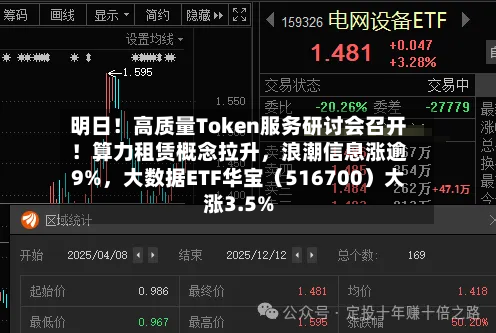 明日！高质量Token服务研讨会召开！算力租赁概念拉升，浪潮信息涨逾9%，大数据ETF华宝（516700）大涨3.5%