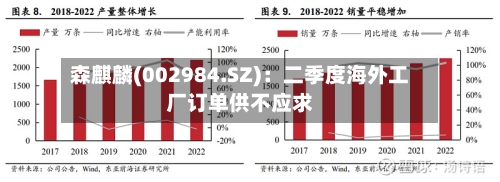 森麒麟(002984.SZ)：二季度海外工厂订单供不应求