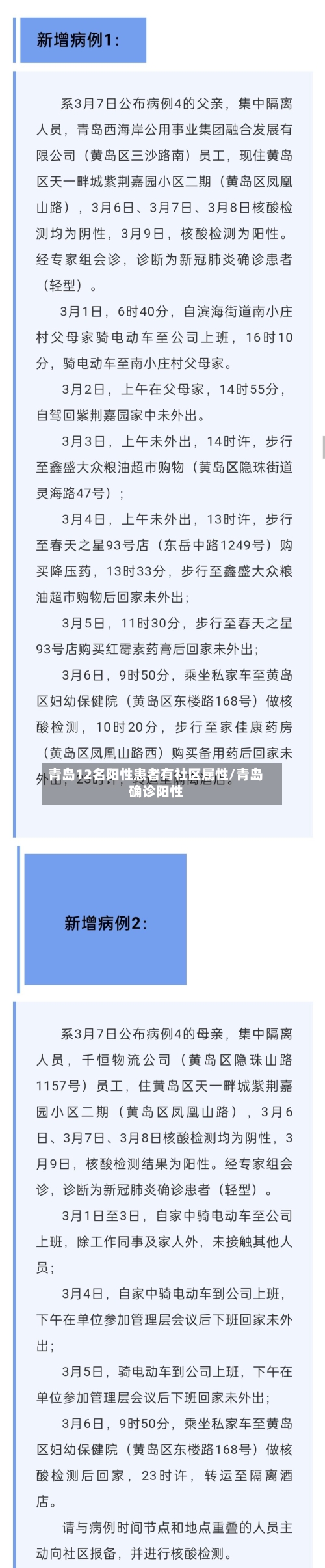青岛12名阳性患者有社区属性/青岛确诊阳性