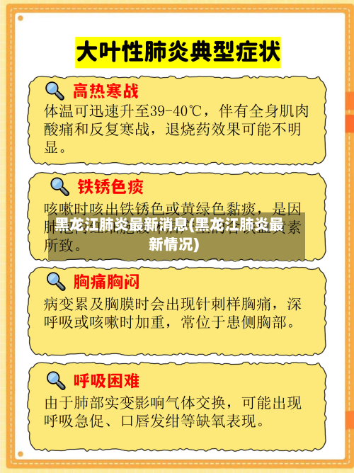 黑龙江肺炎最新消息(黑龙江肺炎最新情况)