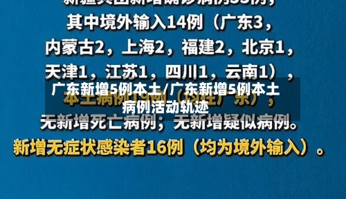 广东新增5例本土/广东新增5例本土病例活动轨迹