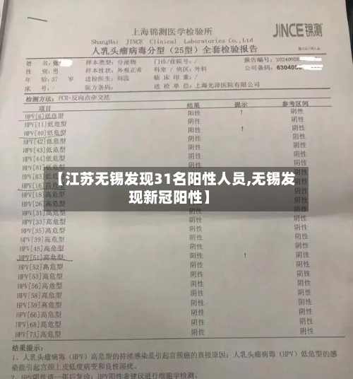 【江苏无锡发现31名阳性人员,无锡发现新冠阳性】-第2张图片