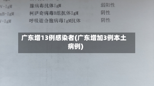 广东增13例感染者(广东增加3例本土病例)