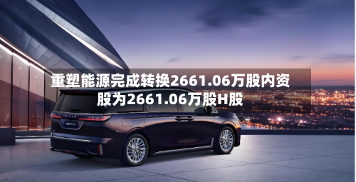 重塑能源完成转换2661.06万股内资股为2661.06万股H股