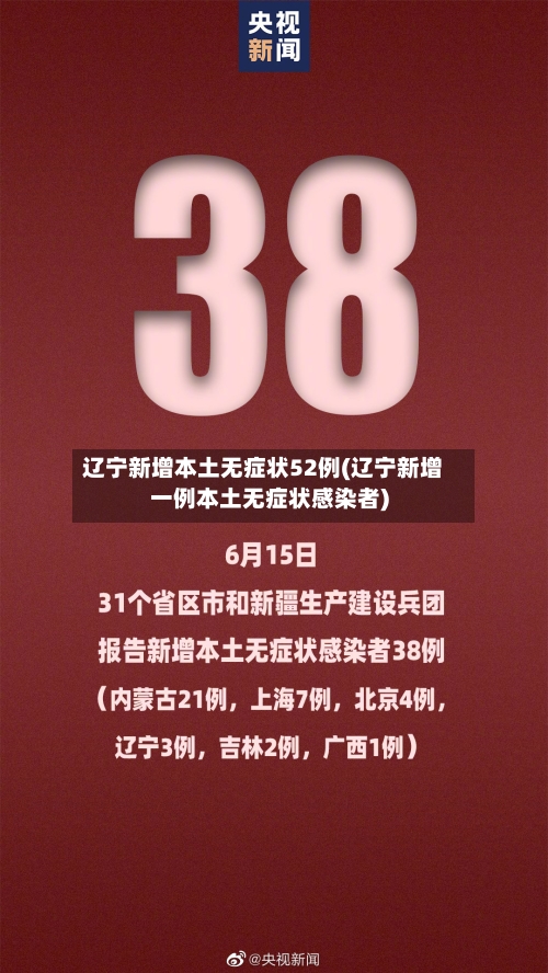 辽宁新增本土无症状52例(辽宁新增一例本土无症状感染者)-第2张图片