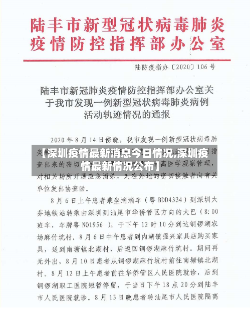 【深圳疫情最新消息今日情况,深圳疫情最新情况公布】