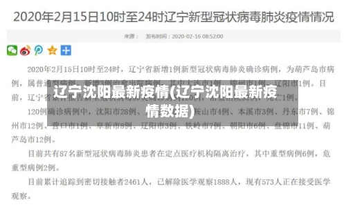 辽宁沈阳最新疫情(辽宁沈阳最新疫情数据)