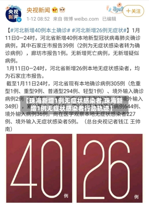 【珠海新增1例无症状感染者,珠海新增1例无症状感染者行动轨迹】-第2张图片