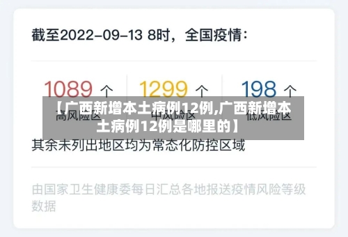 【广西新增本土病例12例,广西新增本土病例12例是哪里的】-第2张图片