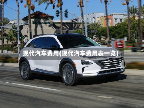 现代汽车费用(现代汽车费用表一览)