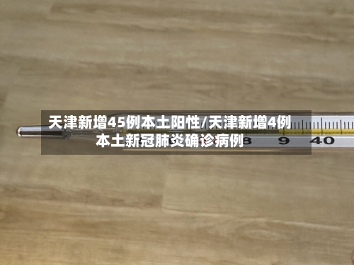 天津新增45例本土阳性/天津新增4例本土新冠肺炎确诊病例-第2张图片