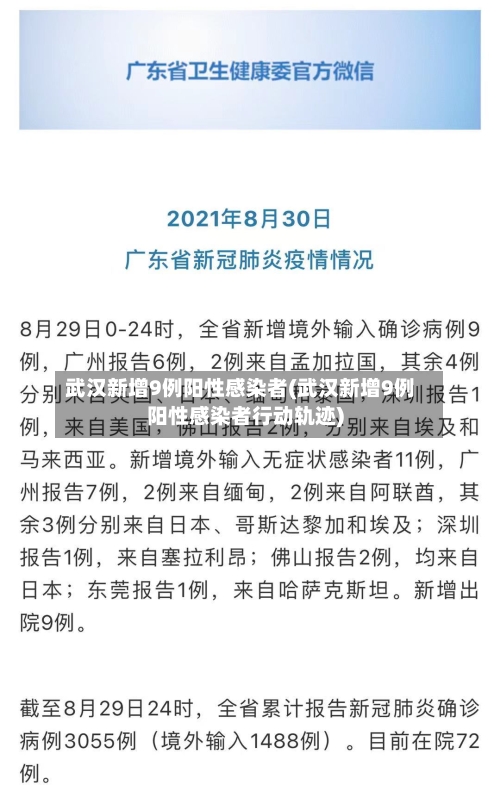 武汉新增9例阳性感染者(武汉新增9例阳性感染者行动轨迹)