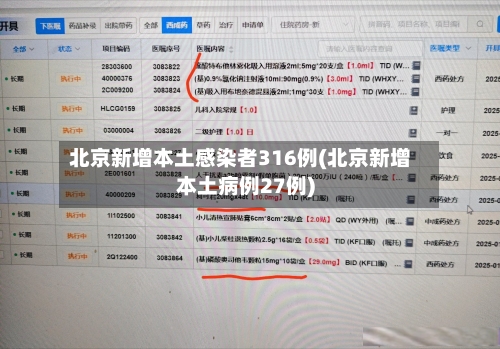 北京新增本土感染者316例(北京新增本土病例27例)-第3张图片