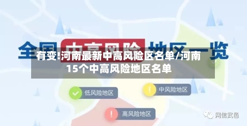 有变!河南最新中高风险区名单/河南15个中高风险地区名单
