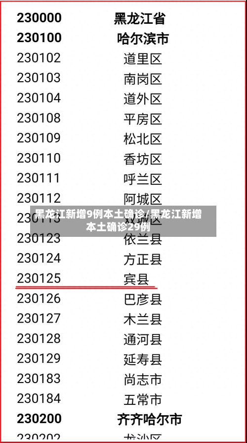 黑龙江新增9例本土确诊/黑龙江新增本土确诊29例-第3张图片