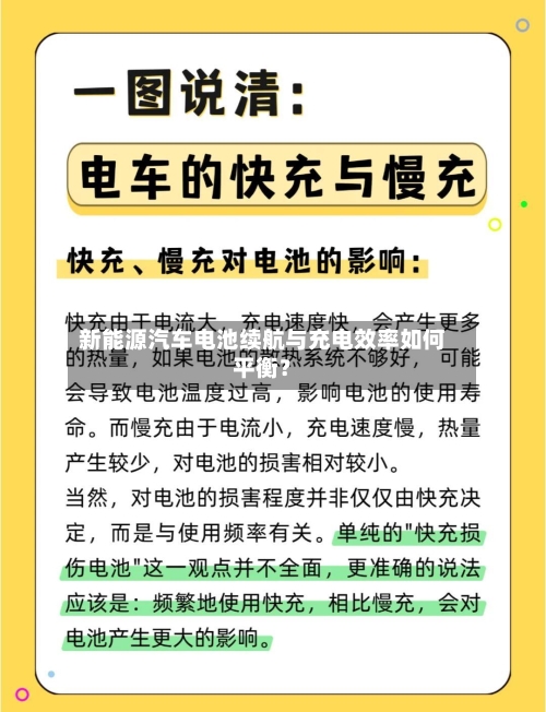 新能源汽车电池续航与充电效率如何平衡?-第2张图片